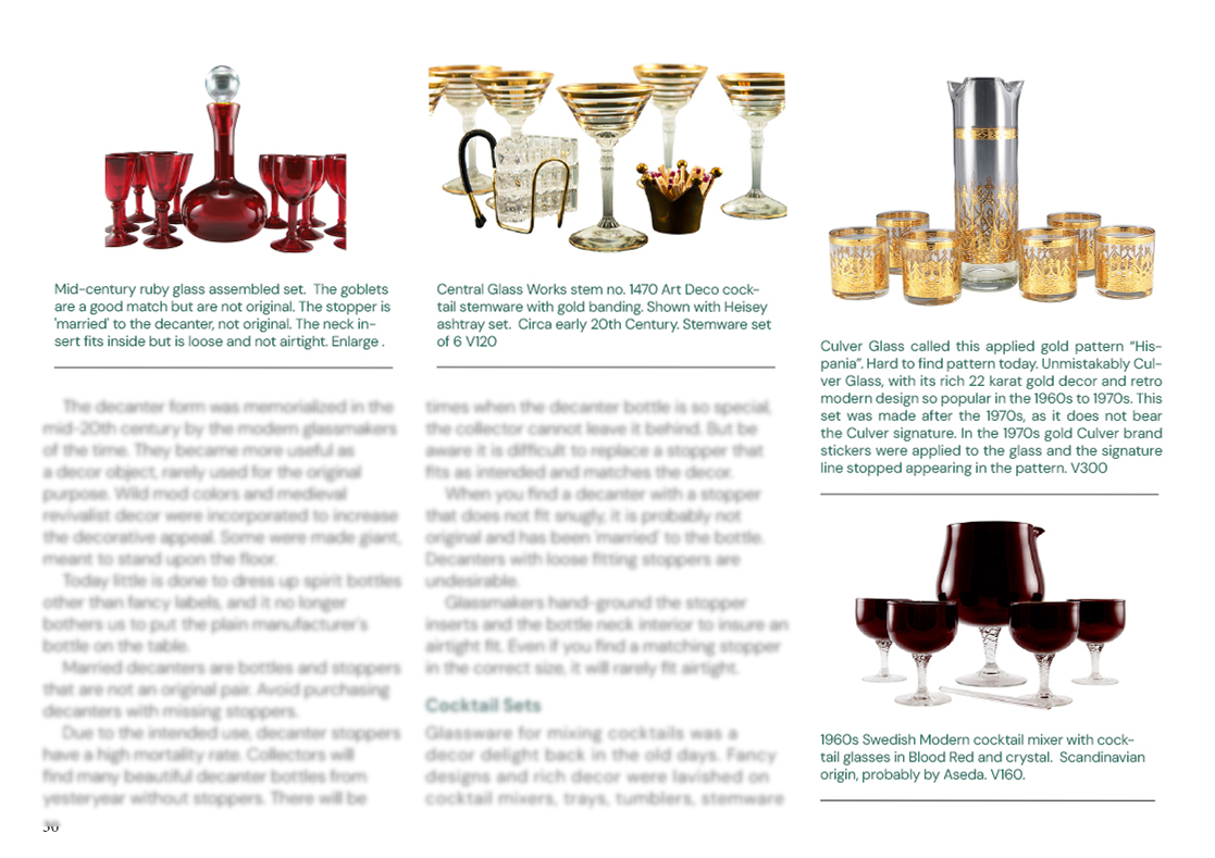 About Collecting Vintage Bar Glass